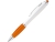 Шариковая ручка с зажимом из металла «SANS», оранжевый, пластик