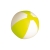 SUNNY Мяч пляжный надувной; бело-желтый, 28 см, ПВХ, белый, желтый, пвх