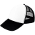 Бейсболка Sunbreaker, черная с белым, черный, белый, полиэстер 100%, плотность 160 г/м²