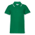 Рубашка поло детская  STAN с окантовкой хлопок/полиэстер 185, 04TJ, Зелёный