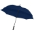 Зонт-трость Dublin, темно-синий, синий, купол - эпонж, 190t; рама - сталь; спицы - стеклопластик; ручка - пластик