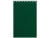 Бизнес - блокнот А5 «Office», зеленый, картон
