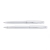 Набор  Pierre Cardin PEN&PEN: ручка шариковая + роллер. Цвет - стальной. Упаковка Е.