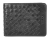 Бумажник Mano "Don Luca", натуральная кожа в черном цвете, 12,5 х 9,7 см