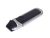 USB 2.0- флешка на 32 Гб с массивным классическим корпусом, черный, серебристый, кожа