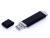 USB 3.0- флешка промо на 32 Гб прямоугольной классической формы, черный, пластик