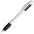 X-5, ручка шариковая, черный/белый, пластик, белый, черный, пластик, прорезиненная поверхность