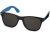 Очки солнцезащитные «Sun Ray» с цветной вставкой, черный, голубой, пластик