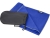 Сверхлегкое быстросохнущее полотенце «Pieter» из переработанного РЕТ-пластика, синий, полиэстер, пластик