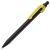 SNAKE, ручка шариковая, желтый, черный корпус, металл, желтый, черный, металл
