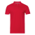 Рубашка поло унисекс  хлопок 185, 04B, Красный, красный, 185 гр/м2, хлопок