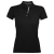 Рубашка поло женская Portland Women 200 черная, черный, хлопок