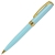 ROYALTY, ручка шариковая, бирюзовый/золотой, металл, лаковое покрытие, голубой лазурный, золотистый, латунь, лак