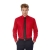 Рубашка мужская с длинным рукавом LSL/men, красный, полиэстер, хлопок