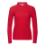 Рубашка поло женская STAN длинный рукав хлопок/полиэстер 185, 04SW, Красный