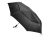Зонт складной «Canopy» с большим двойным куполом (d126 см), черный, полиэстер, soft touch