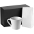 Набор Silenzio, белый, белый, кружка - фаянс; кофе - алюминиевая фольга, полиэтилен; коробка - переплетный картон
