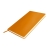 Бизнес-блокнот SMARTI, A5, оранжевый, мягкая обложка, в клетку, оранжевый, pu материал/искусственная кожа