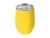 Вакуумная термокружка «Sense Gum», непротекаемая крышка, soft-touch, желтый, металл, soft touch