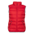 Жилет женский STAN утепленный  таффета 210T, 65, 82W, Красный с контрастом, нейлон