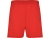 Спортивные шорты «Calcio» детские, красный, полиэстер