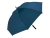 Зонт-трость «Shelter» c большим куполом, синий, полиэстер