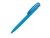 Ручка пластиковая шариковая трехгранная «Trinity K transparent Gum» soft-touch, голубой, soft touch