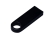 USB 2.0-флешка на 16 Гб с мини чипом и круглым отверстием, черный, металл