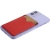 Чехол для карты на телефон Devon, красный с серым, красный, серый, кожзам