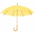 Зонт-трость механический, деревянная ручка, нейлон, D=105, жёлтый, желтый, нейлон, плотность 190 г/м2