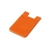 Визитница для смартфона SHELLEY., оранжевый, силикон