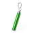 Брелок BIMOX с фонариком, зелёный, пластик, 8,5*d-1,4см, зеленый, пластик