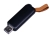 USB 3.0- флешка промо на 64 Гб прямоугольной формы, выдвижной механизм, черный, пластик