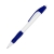 N4, ручка шариковая с грипом, белый/синий, пластик, белый, синий, пластик, прорезиненная поверхность (грип)