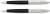 Набор FranklinCovey Lexington: шариковая ручка и карандаш 0.9мм. Цвет - черный + хромовый.
