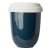 Стакан CAPSULA с крышкой, темно-синий с белым, 250мл, D=8,8см, H=10,5см, тонкая керамика, синий, керамика