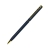 SLIM, ручка шариковая, темно-синий/золотистый, металл, темно-синий, золотистый, металл