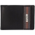 Бумажник Mano "Don Leonardo", с RFID защитой, натуральная кожа в черном цвете, 12,5 х 2,5 х 9 см