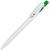 TWIN, ручка шариковая, ярко-зеленый/белый, пластик, белый, ярко-зеленый, пластик