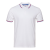 Рубашка поло мужская STAN  триколор  хлопок/полиэстер 185, 04RUS, Белый