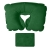 Подушка надувная дорожная в футляре; зеленый; 43,5х27,5 см; твил; шелкография, зеленый, твил