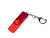 USB 2.0/micro USB/Type-С- флешка на 64 Гб 3-в-1 с поворотным механизмом, красный, пластик
