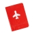 Обложка для паспорта "Flight" 10 x 13,8 см, ПВХ, красный, красный, pvc