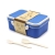 Ланчбокс (контейнер для еды) Inar из пшеничного волокна, синий, синий