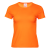 Футболка женская STAN хлопок/эластан 180,37W, Оранжевый, оранжевый, 180 гр/м2, эластан, хлопок