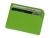 Картхолдер для пластиковых карт «Favor», зеленый, пластик