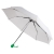 Зонт складной FANTASIA, механический, белый с зеленой ручкой, белый, зеленый, 100% полиэстер, пластик