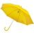 Зонт-трость с пластиковой ручкой, механический; желтый; D=103 см; 100% полиэстер 190 T, желтый, 100% полиэстер, плотность 190 г/м2
