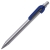 SNAKE, ручка шариковая, синий, серебристый корпус, металл, синий, серебристый, металл