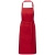 Фартук Andrea плотностью 240 г/м² с регулируемой завязкой на шее, красный